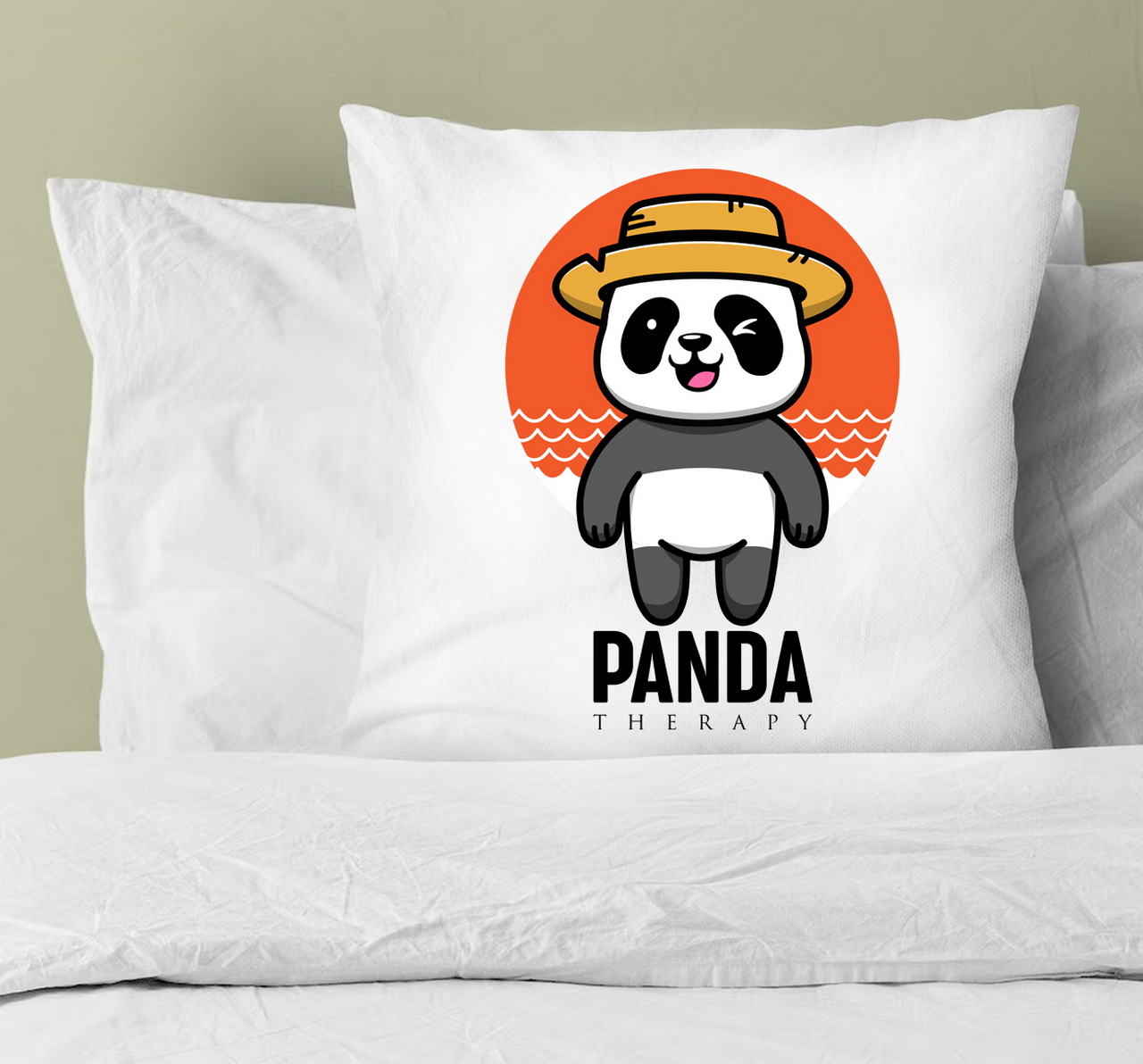 Plážová Panda „Zbožňujúca leto“